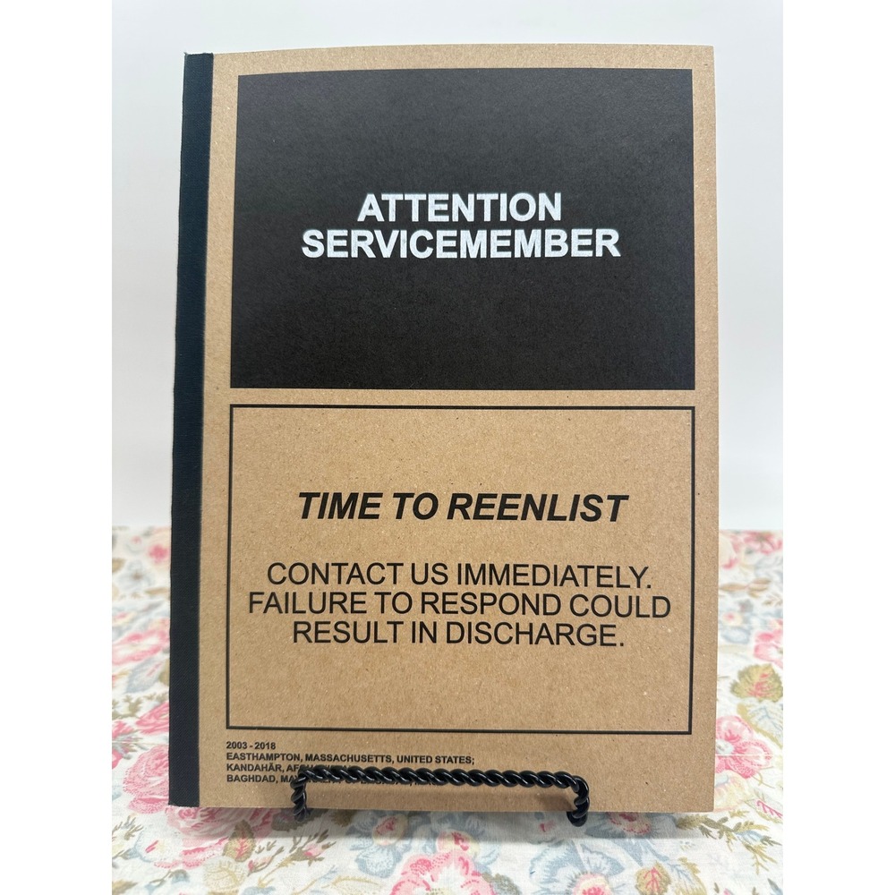 Attention Servicemember Ben Brody Red Hook Editions Military Photobook First Ed